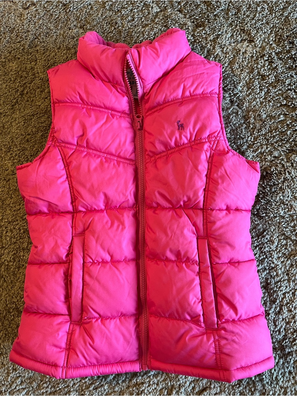 Old Navy Hot Pink Puffer Vest